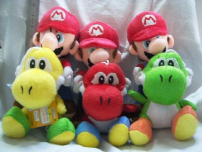 super mario anime plush doll