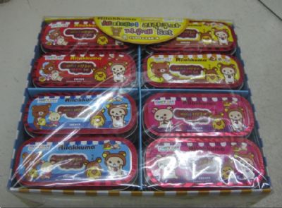 rilakkuma anime eraser set