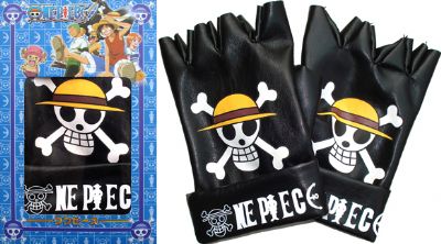 one piece anime glove