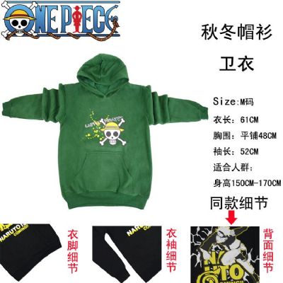 One Piece M Hooded Sweater (green)