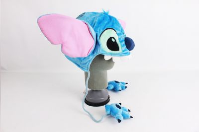 stitch anime plush cap