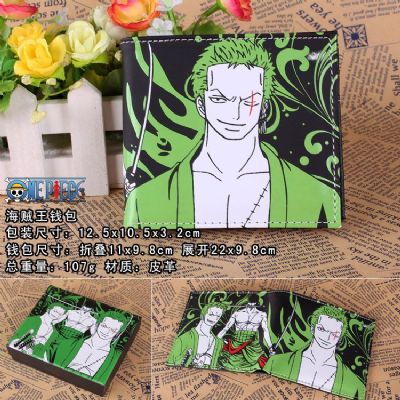 One Piece Zoro PU Wallet