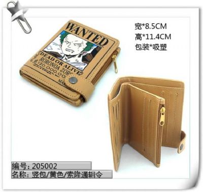 One Piece Zoro Wallet