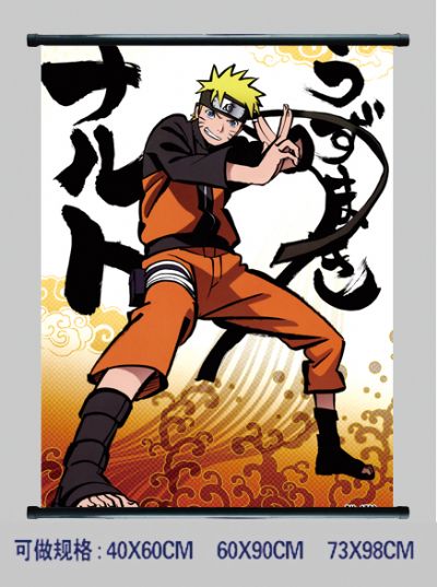 Naruto anime wall scroll