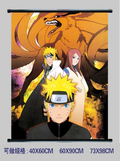 Naruto anime wall scroll