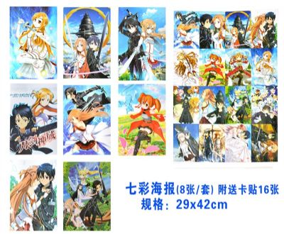 sword art online anime posters