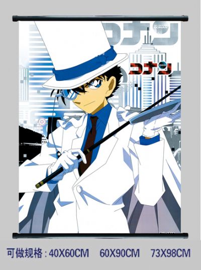 Detective Conan anime wall scoll