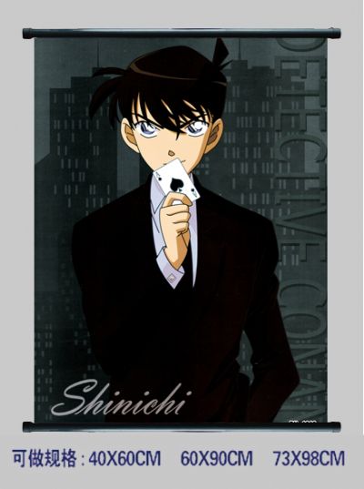 Detective Conan anime wall scoll