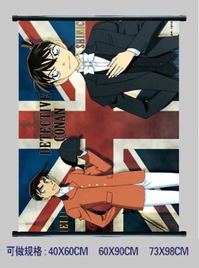 Detective Conan anime wall scoll