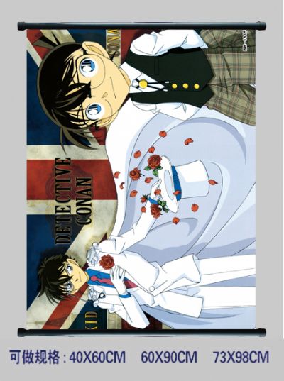 Detective Conan anime wall scoll