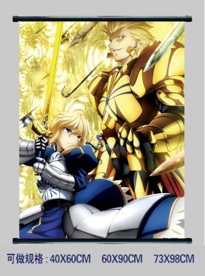 Fate Stay Night anime wall scroll