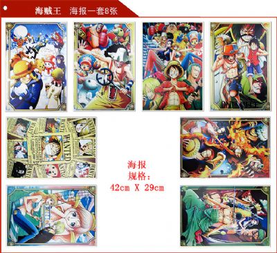 one piece anime posters