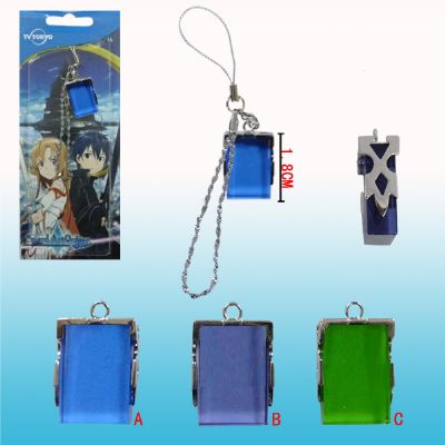 sword art online anime phonestrap