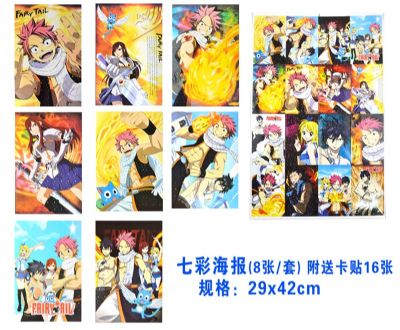 fairy tail anime posters