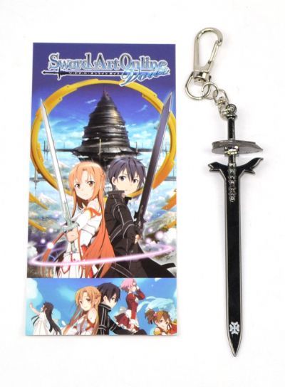 sword art online anime keychain