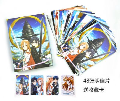 sword art online anime postcard