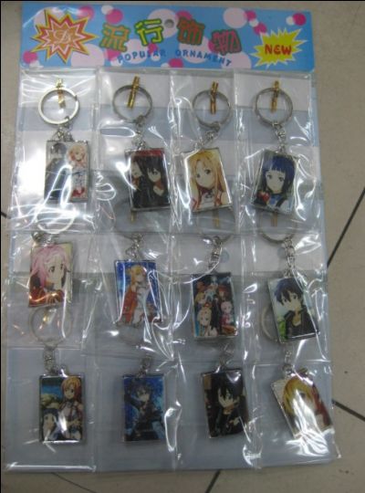 sword art online anime keychain