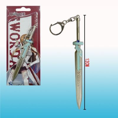 sword art online anime keychain