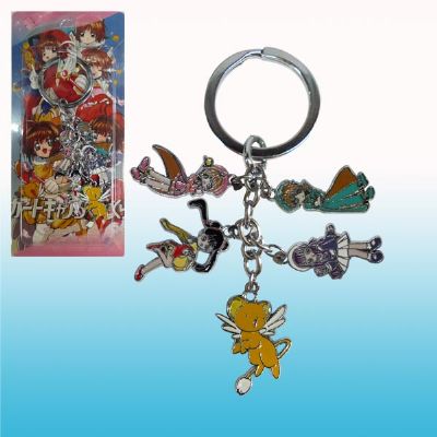 card captor sakura anime keychain