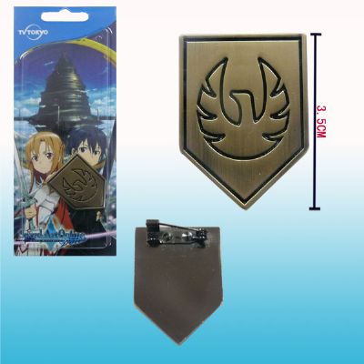 sword art online anime brooch