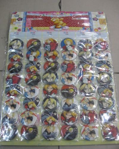 fullmetal alchemist anime brooch set