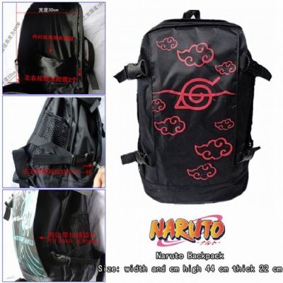 Naruto Red Cloud Nylon Backpack