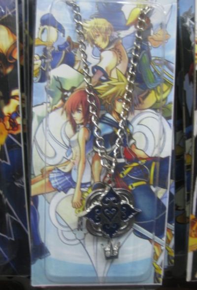 kingdom hearts anime necklace