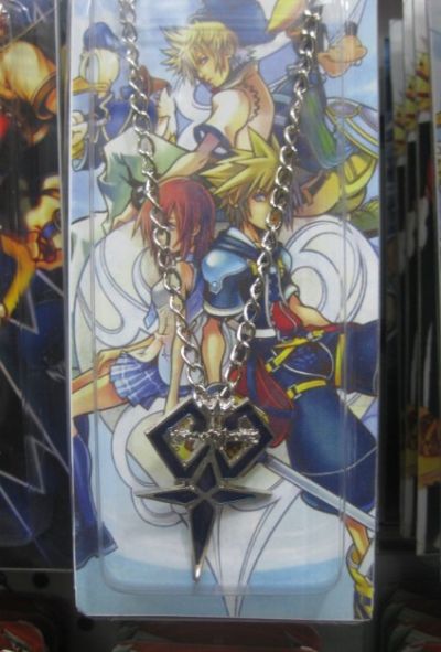 kingdom hearts anime necklace