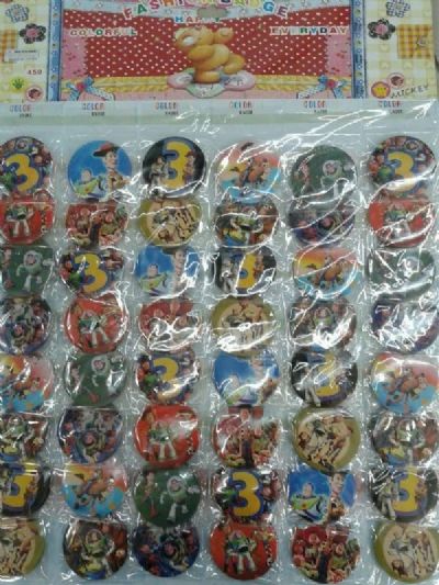 toys story anime brooch set