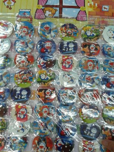 doraemon anime brooch