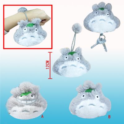 totoro anime keychain bag