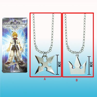 kingdom hearts anime necklace