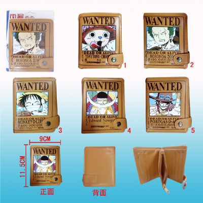 one piece anime wallet