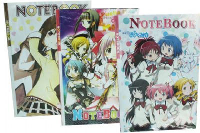 Puella Magi Madoka Magica anime notebooks(5pcs) 