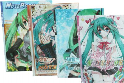 Miku anime notebooks(5pcs) 