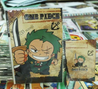 One Piece Zoro anime notebooks(5pcs) 