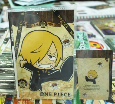 One piece Sanji anime notebooks(5pcs) 