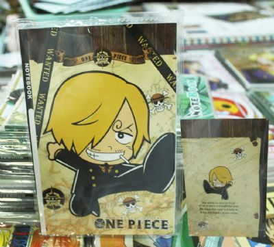 One piece Sanji anime notebooks(5pcs)