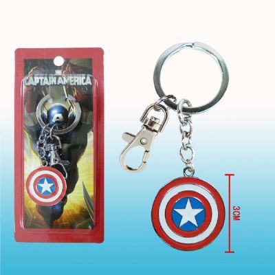 captain america anime keychain