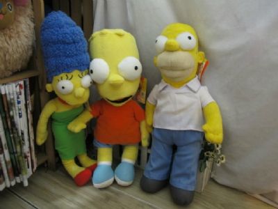 Simpsons plush doll