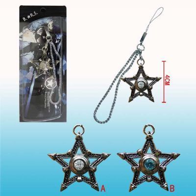 black rock shooter anime phonestrap