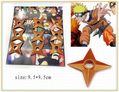 Naruto Orange Syuriken Cos Weapon