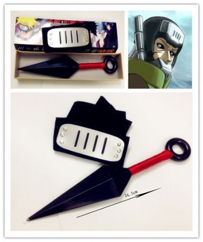 Naruto cos anime headband+ weapon 