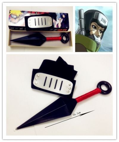 Naruto cos anime headband+ weapon