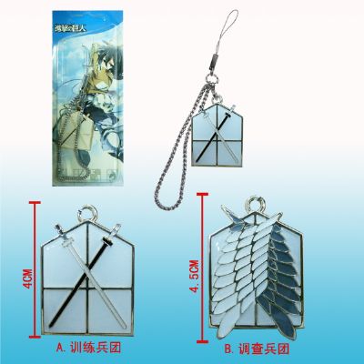 attack on titan anime phonestrap