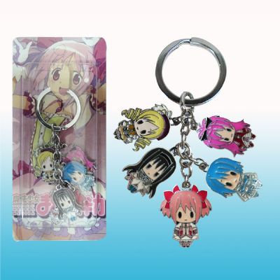 magical girl anime keychain