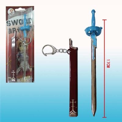 sword art online anime keychain