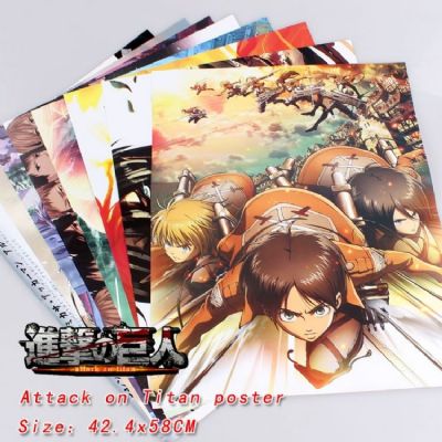 attack on titan anime posters