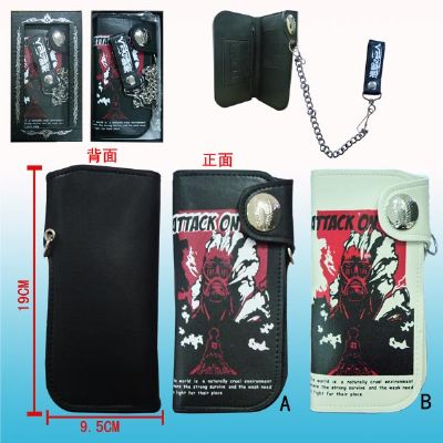 attack on titan anime wallet