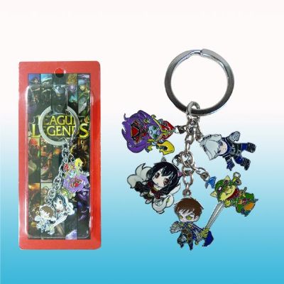 league of legends anime keychain